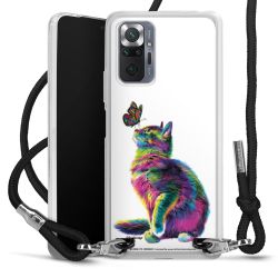 New Carry Case Transparent Stoff schwarz/silber