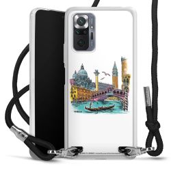 New Carry Case Transparent Stoff schwarz/silber