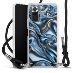New Carry Case Transparent Stoff schwarz/silber