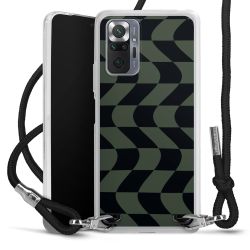 New Carry Case Transparent Stoff schwarz/silber