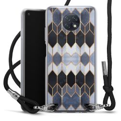 Carry Case Transparent Fabric black/silver