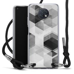 Carry Case Transparent Fabric black/silver