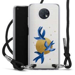 New Carry Case Transparent Stoff schwarz/silber