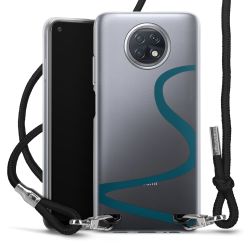 New Carry Case Transparent Stoff schwarz/silber