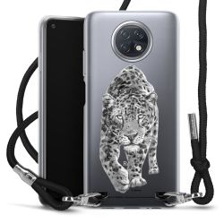 New Carry Case Transparent Stoff schwarz/silber