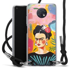 New Carry Case Transparent Stoff schwarz/silber