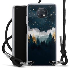 New Carry Case Transparent Stoff schwarz/silber