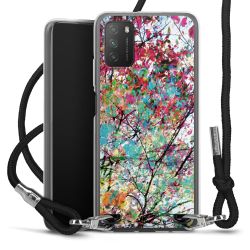 Carry Case Transparent Fabric black/silver