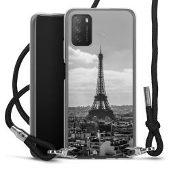 Carry Case Transparent Fabric black/silver