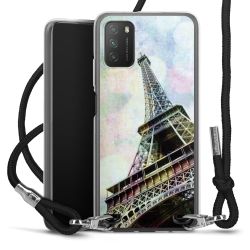 Carry Case Transparent Fabric black/silver