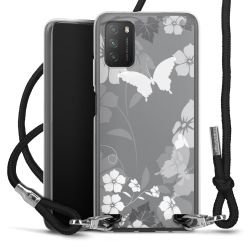 Carry Case Transparent Fabric black/silver