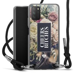 Carry Case Transparent Fabric black/silver