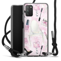 Carry Case Transparent Fabric black/silver