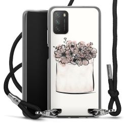 Carry Case Transparent Fabric black/silver