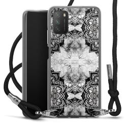 Carry Case Transparent Fabric black/silver