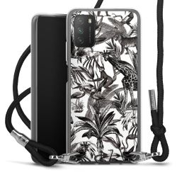 Carry Case Transparent Fabric black/silver