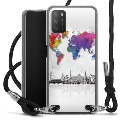 Carry Case Transparent Fabric black/silver