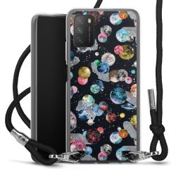 Carry Case Transparent Fabric black/silver