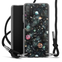 Carry Case Transparent Fabric black/silver