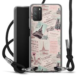 Carry Case Transparent Fabric black/silver