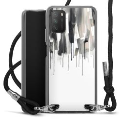 Carry Case Transparent Fabric black/silver