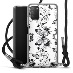 Carry Case Transparent Fabric black/silver