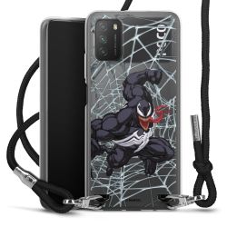 New Carry Case Transparent Stoff schwarz/silber