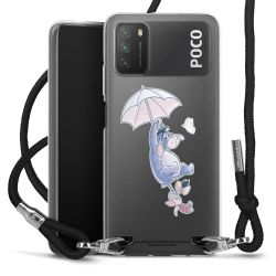 New Carry Case Transparent Stoff schwarz/silber