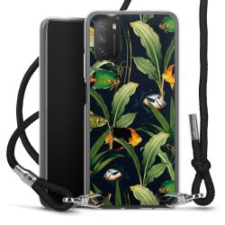 New Carry Case Transparent Stoff schwarz/silber