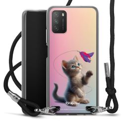 New Carry Case Transparent Stoff schwarz/silber