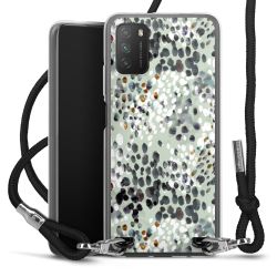 New Carry Case Transparent Stoff schwarz/silber