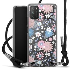 New Carry Case Transparent Stoff schwarz/silber