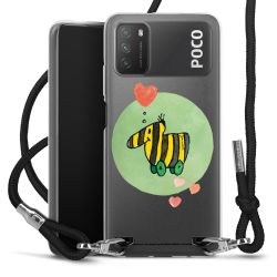 New Carry Case Transparent Stoff schwarz/silber