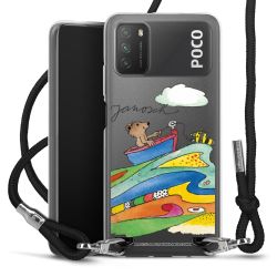 New Carry Case Transparent Stoff schwarz/silber