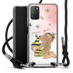 New Carry Case Transparent Stoff schwarz/silber