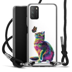 New Carry Case Transparent Stoff schwarz/silber