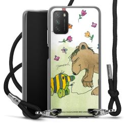 New Carry Case Transparent Stoff schwarz/silber