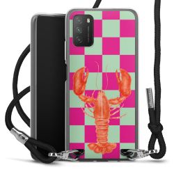 New Carry Case Transparent Stoff schwarz/silber