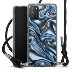 New Carry Case Transparent Stoff schwarz/silber