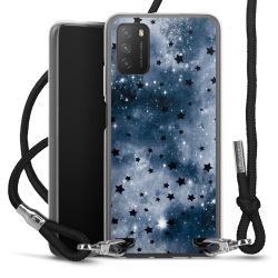 New Carry Case Transparent Stoff schwarz/silber