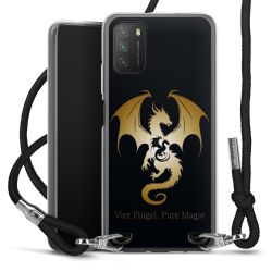 New Carry Case Transparent Stoff schwarz/silber