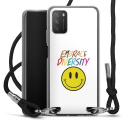 New Carry Case Transparent Stoff schwarz/silber