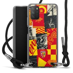 New Carry Case Transparent Stoff schwarz/silber