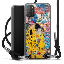 New Carry Case Transparent Stoff schwarz/silber