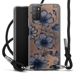 New Carry Case Transparent Stoff schwarz/silber