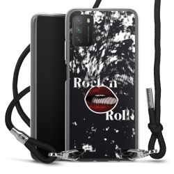 New Carry Case Transparent Stoff schwarz/silber