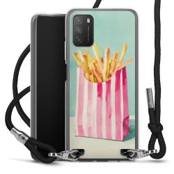 New Carry Case Transparent Stoff schwarz/silber