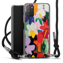 New Carry Case Transparent Stoff schwarz/silber