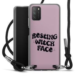 New Carry Case Transparent Stoff schwarz/silber