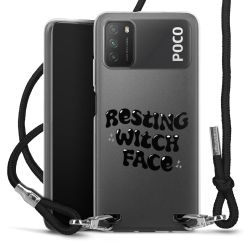 New Carry Case Transparent Stoff schwarz/silber